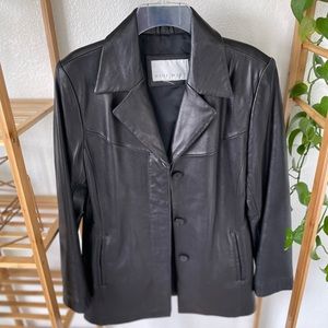 Nine West Women’s Leather Blazer